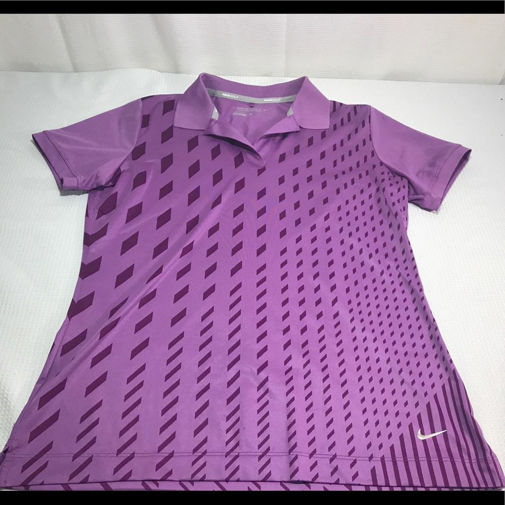 Purple Nikegolf polo